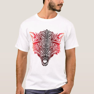 Wolf Ethnic Animals Best Gift father's day T-Shirt