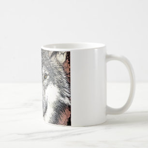 Wolf Eyes Artwork Coffee Mug