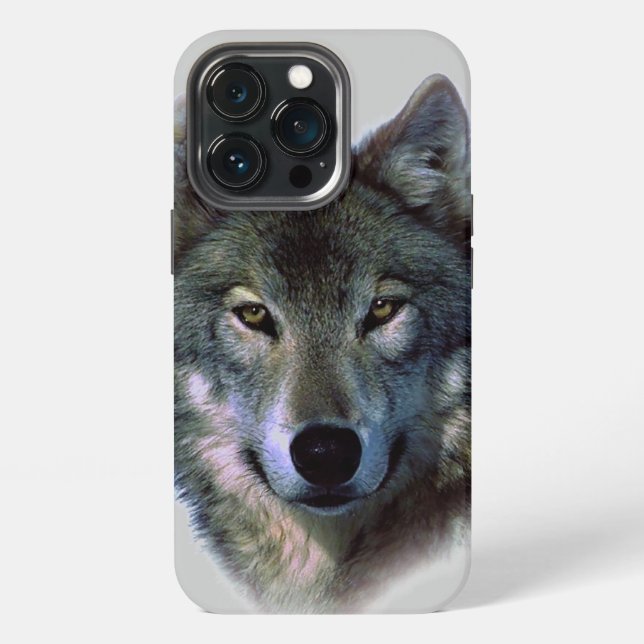 Wolf Eyes Artwork iPhone Case (Back)