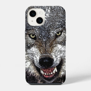 Wolf Eyes Artwork iPhone Case