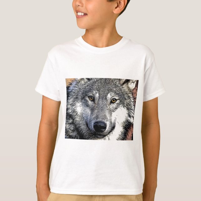 Wolf Eyes Artwork T-Shirt (Front)