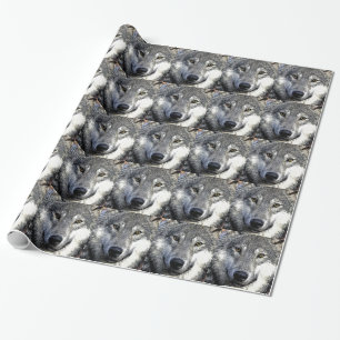Wolf Eyes Artwork Wrapping Paper