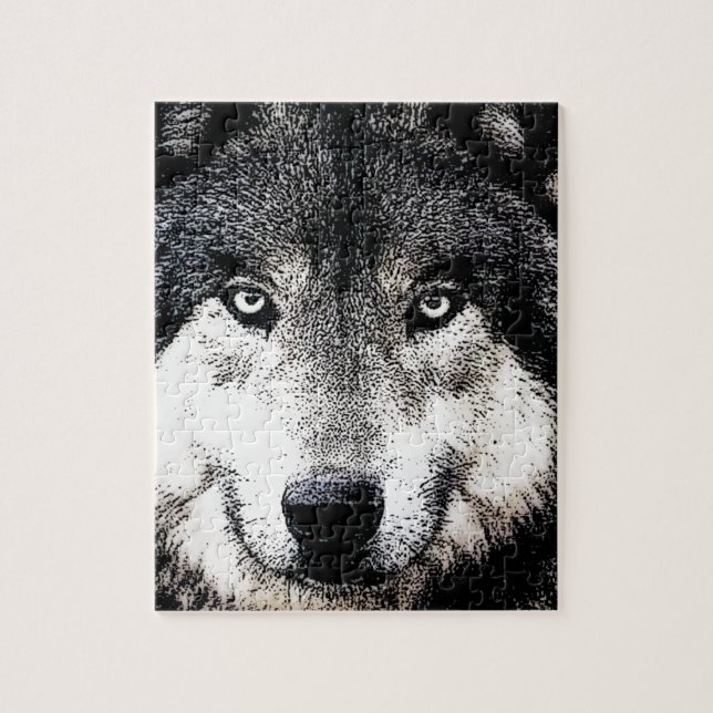 Wolf Eyes Jigsaw Puzzle (Vertical)