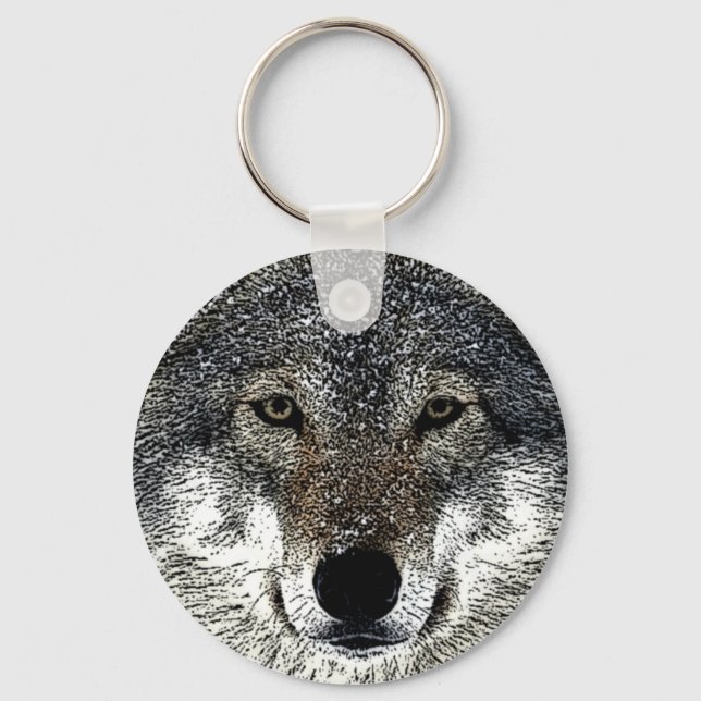 Wolf Eyes Key Ring (Front)