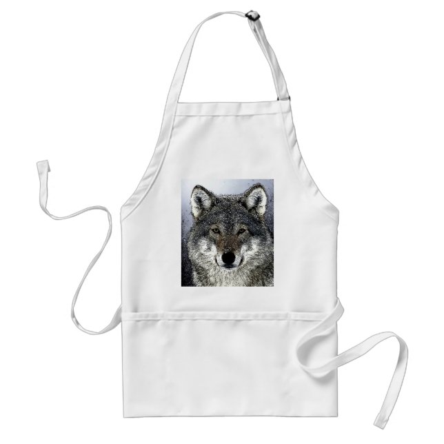 Wolf Eyes Standard Apron (Front)