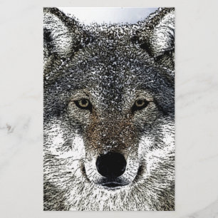 Wolf Eyes Stationery