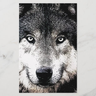 Wolf Eyes Stationery