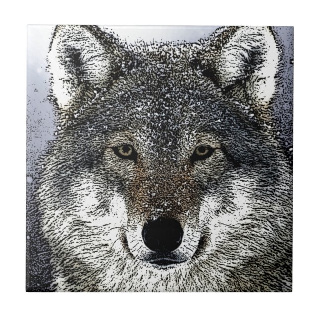 Wolf Eyes Tile (Front)
