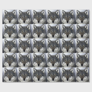 Wolf Eyes Wrapping Paper