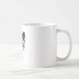 Wolf Face. Digital Wildlife Image. Coffee Mug