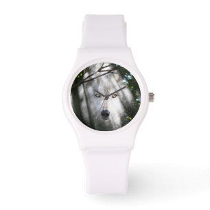 Wolf face in a sunbeam watch