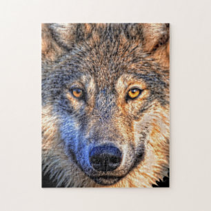 Wolf - Face - Jigsaw Puzzle