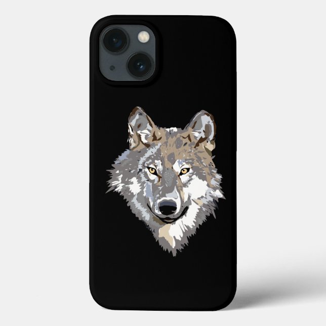 Wolf face Phone Case (Back)