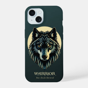 Wolf face warrior fenrir nordic iPhone / iPad cas 15 Case