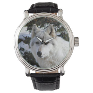 Wolf face watch