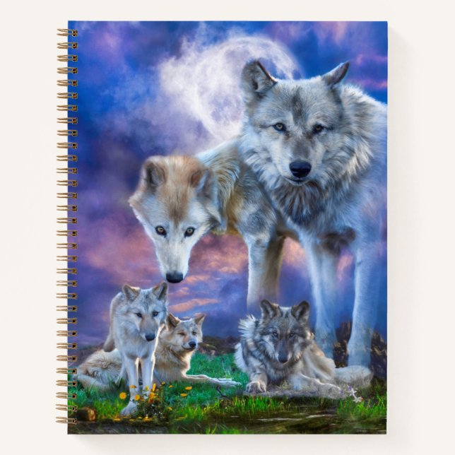 Wolf Family A BETTER WORLD Notebook (Front)