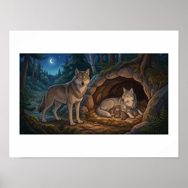 Wolf Family   Poster (Front)