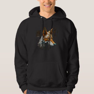 Wolf Fantasy Polygon - Art Animal Wolf Hoodie