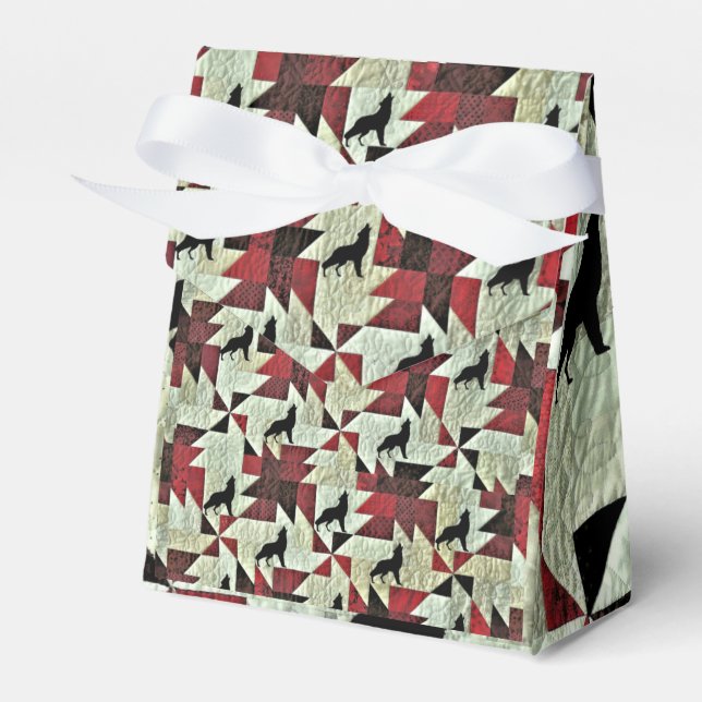 Wolf Favour Box (Front Side)