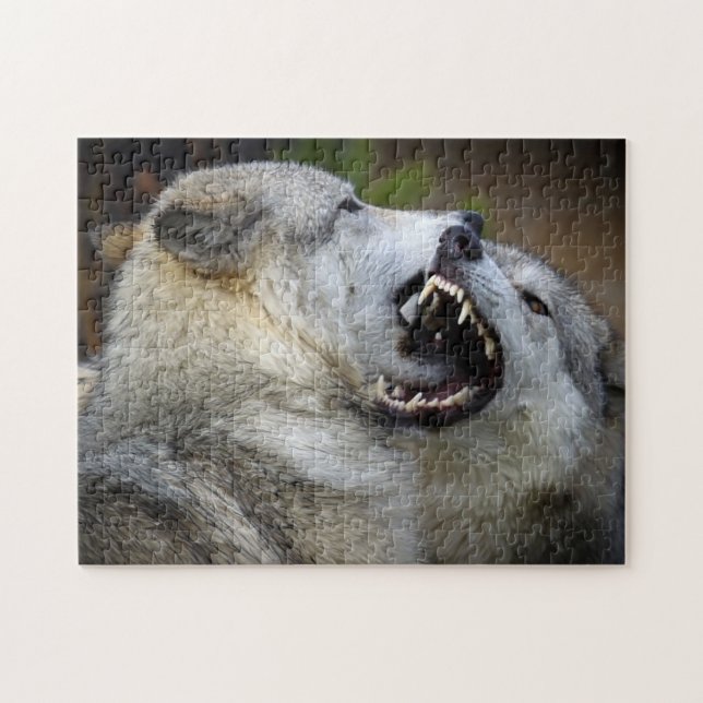 Wolf Fight Jigsaw Puzzle (Horizontal)