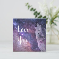 Wolf Flat Greeting Card