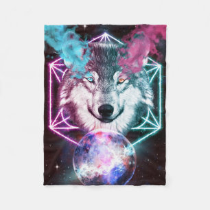 Wolf Fleece Blanket