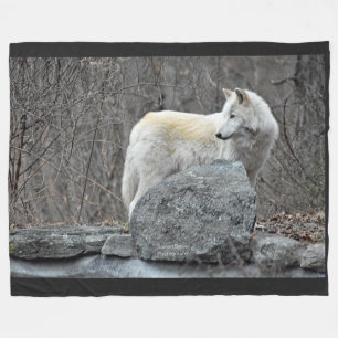 Wolf Fleece Blanket