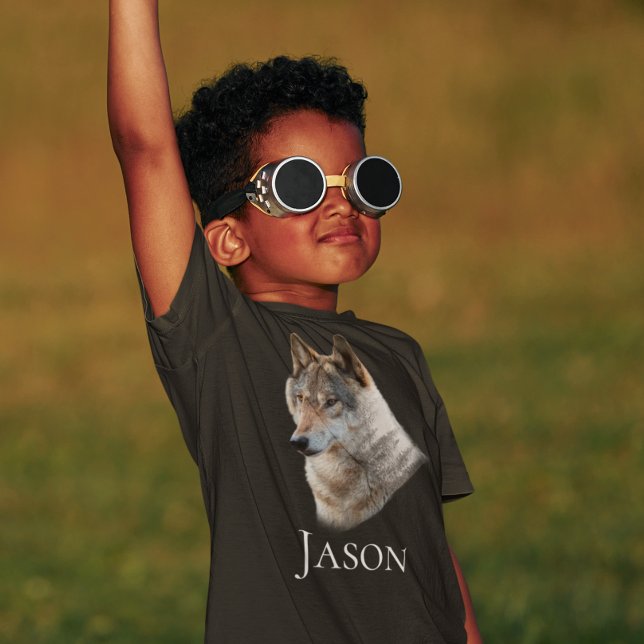 Wolf Forest Head art Personalised T-Shirt (Creator Uploaded)