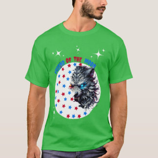 Wolf friend of the moon boy T-Shirt