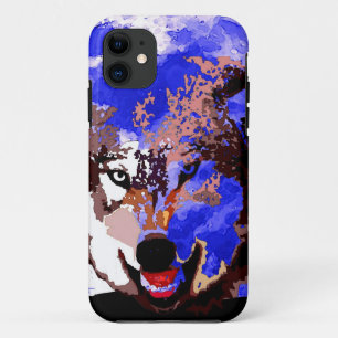 Wolf & Full Moon iPhone 11 Case