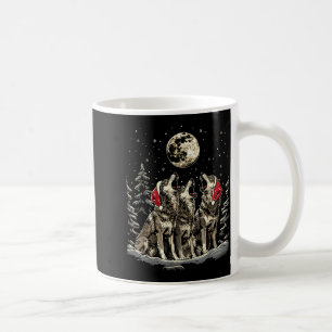 Wolf - Funny Merry Christmas Santa Matching Family Coffee Mug