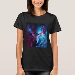 Wolf galaxy wolf for men and woman T-Shirt