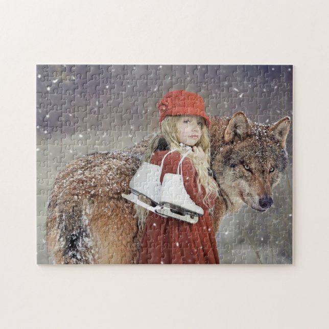 Wolf Girl Jigsaw Puzzle (Horizontal)