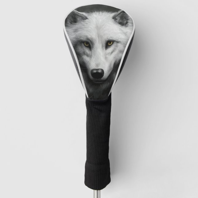 Wolf Golf Head Cover (Front)
