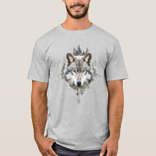 Wolf Graphic Art Animal Wolves Fan Art T-Shirt