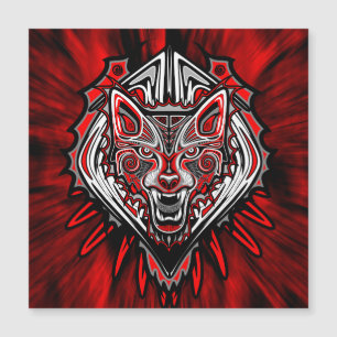 Wolf Haida Tribal Totem Design
