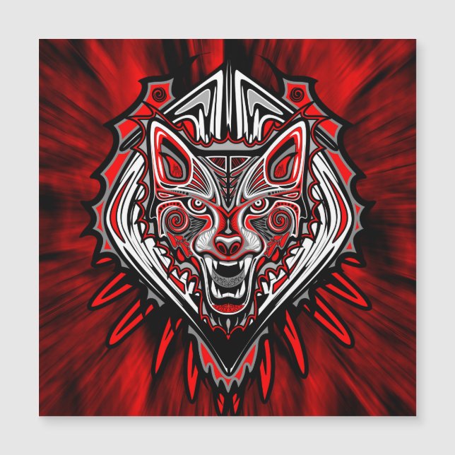 Wolf Haida Tribal Totem Design (Front)