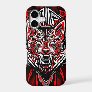 Wolf Haida Tribal Totem Design