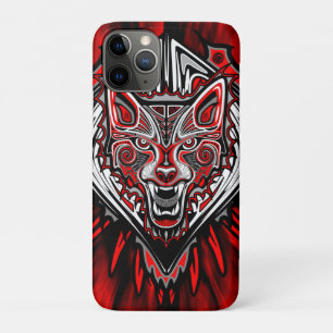 Wolf Haida Tribal Totem Design iPhone 11 Pro Case