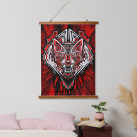 Wolf Haida Tribal Totem Design