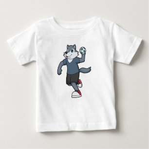 Wolf Handball player Handball Baby T-Shirt