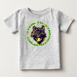 wolf head baby T-Shirt