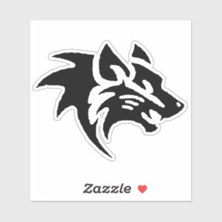 Wolf Head Digital Art - Hand Drawn - One-Of-A-Kind