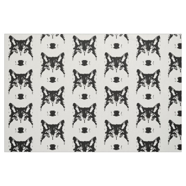 Wolf head fabric (Fat Quarter)