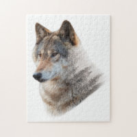 Wolf Head Forest Double Exposure
