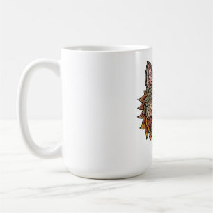 Wolf head from the front coffee mug
