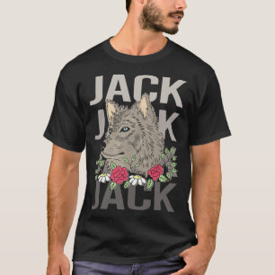 Wolf Head - Jack Name T-Shirt