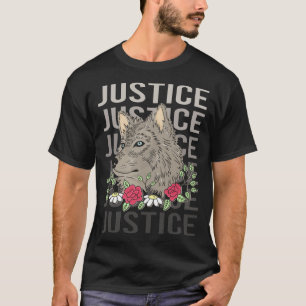 Wolf Head - Justice Name T-Shirt