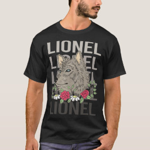 Wolf Head - Lionel Name T-Shirt