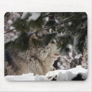 Wolf Head Mouse Pad